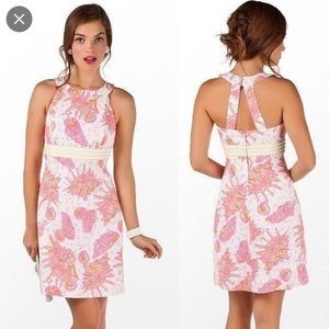 Lily Pulitzer Tinsley Resort White Conched Out Seersucker Dress in Size 2
